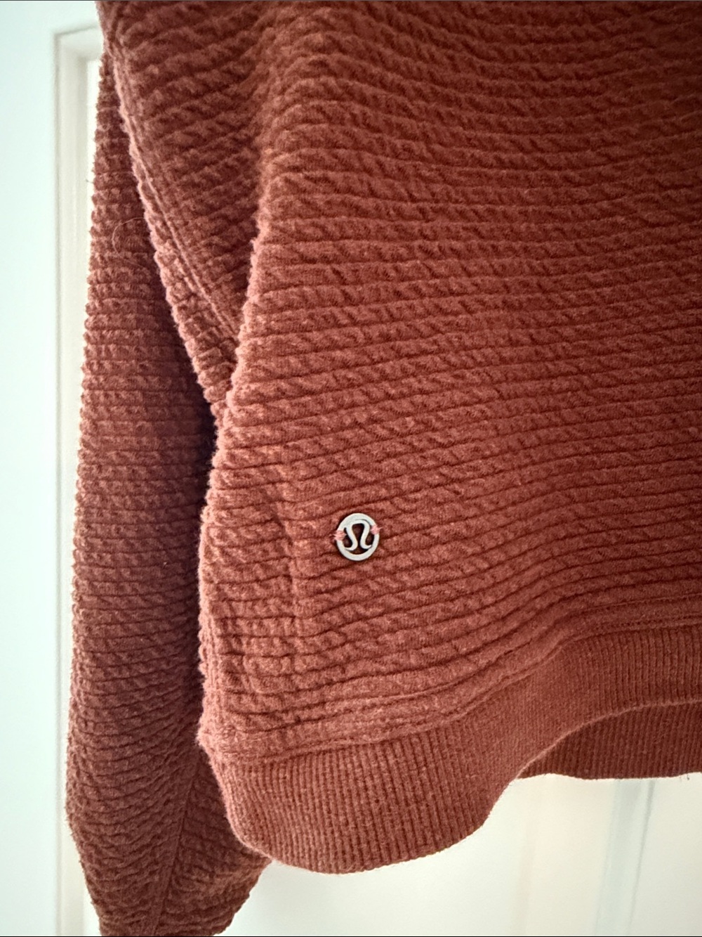 Textured funnel neck pullover - Picture 5 of 5